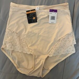 Bali Cream Lace High-Waist Tummy-Solution Panties